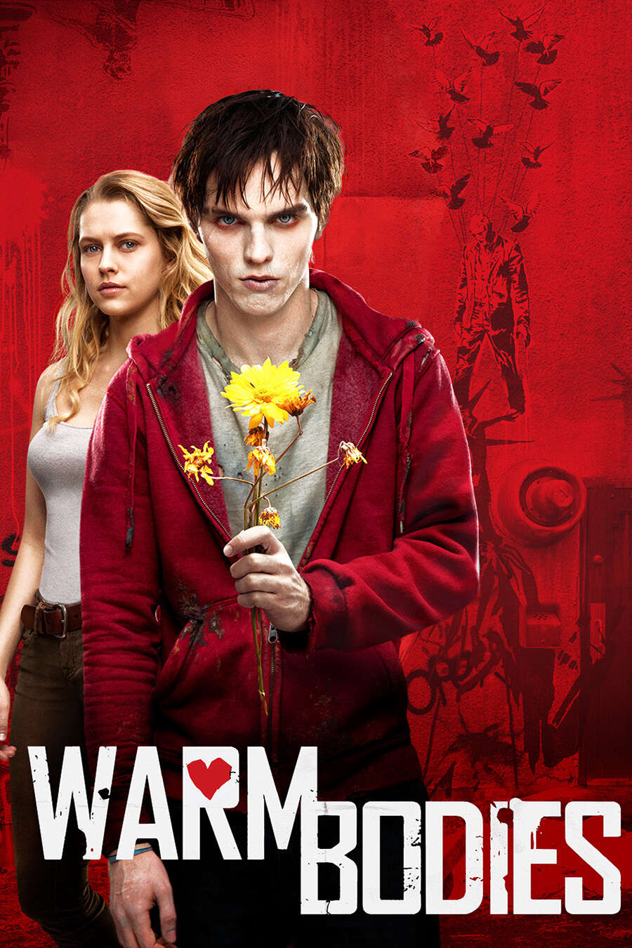 The DVD cover of the 2013 live action movie 'Warm Bodies'