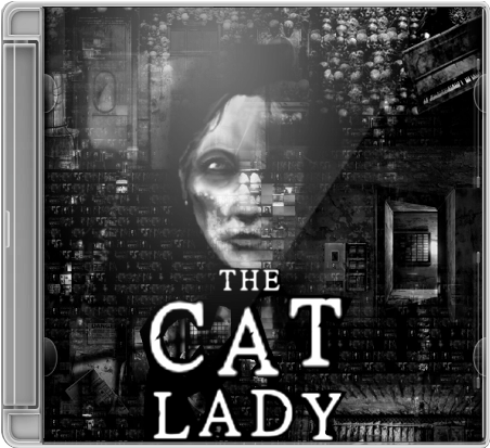 The cover art of the video game 'The Cat Lady'