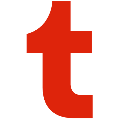 A button with the Tumblr logo