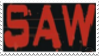A stamp of the text 'Saw'